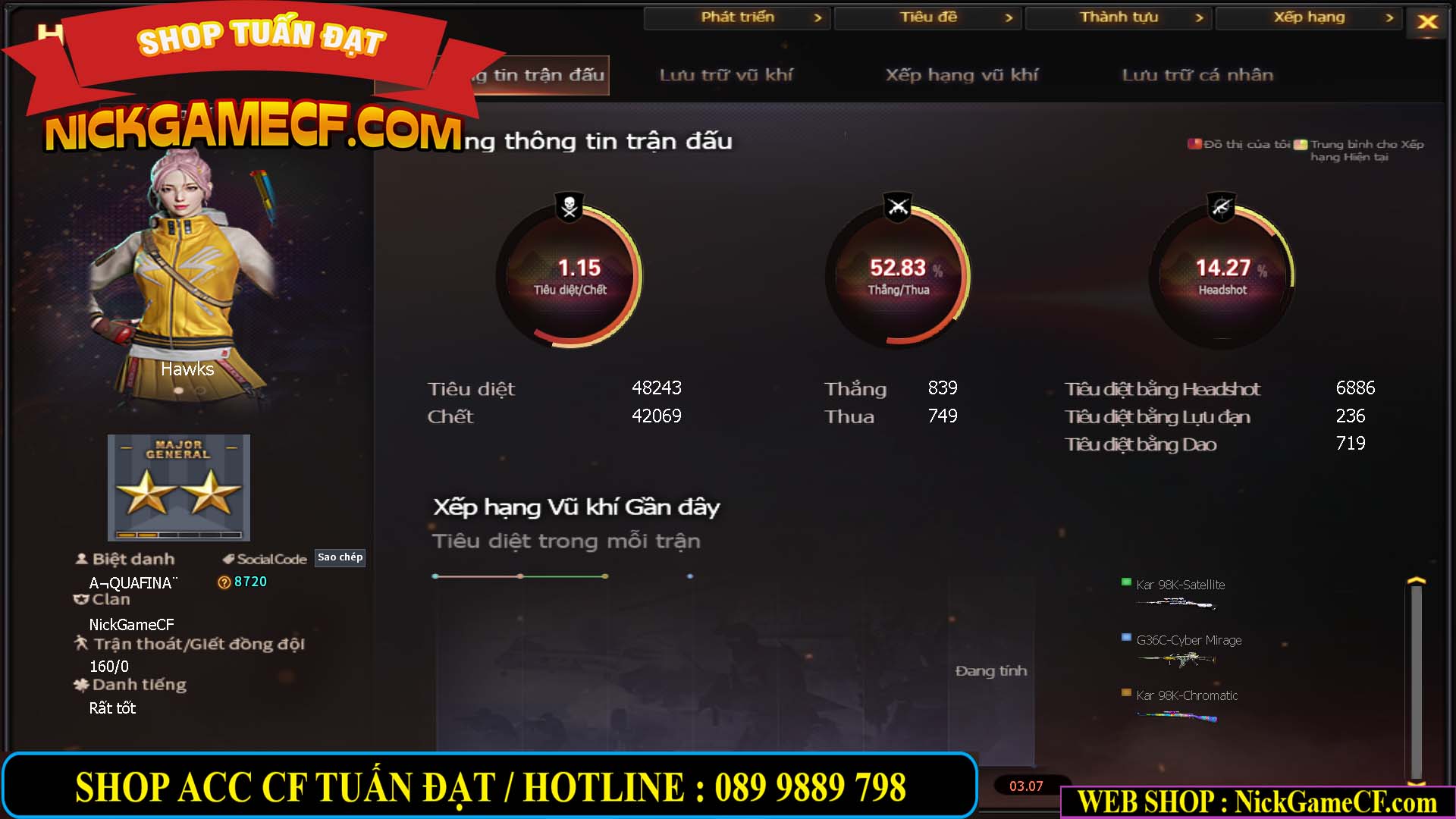 MÃ CF15582 - GIÁ : 3150K - CHIẾN C4 SNIP SIÊU XINH - 18 VIP - VIP4