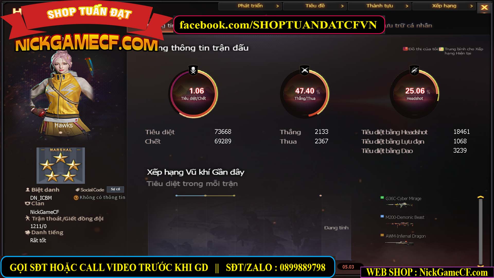MÃ CF15603 - GIÁ : 6999K - CHIẾN C4 SIÊU XỊN - 35 VIP - VIP6