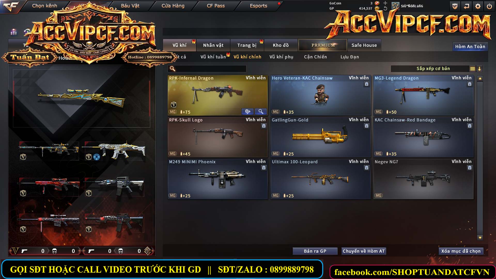 MÃ CF15656 - GIÁ : 2750K - CHIẾN SNIP ĐẸP - C4 XINH - 22 VIP - VIP4