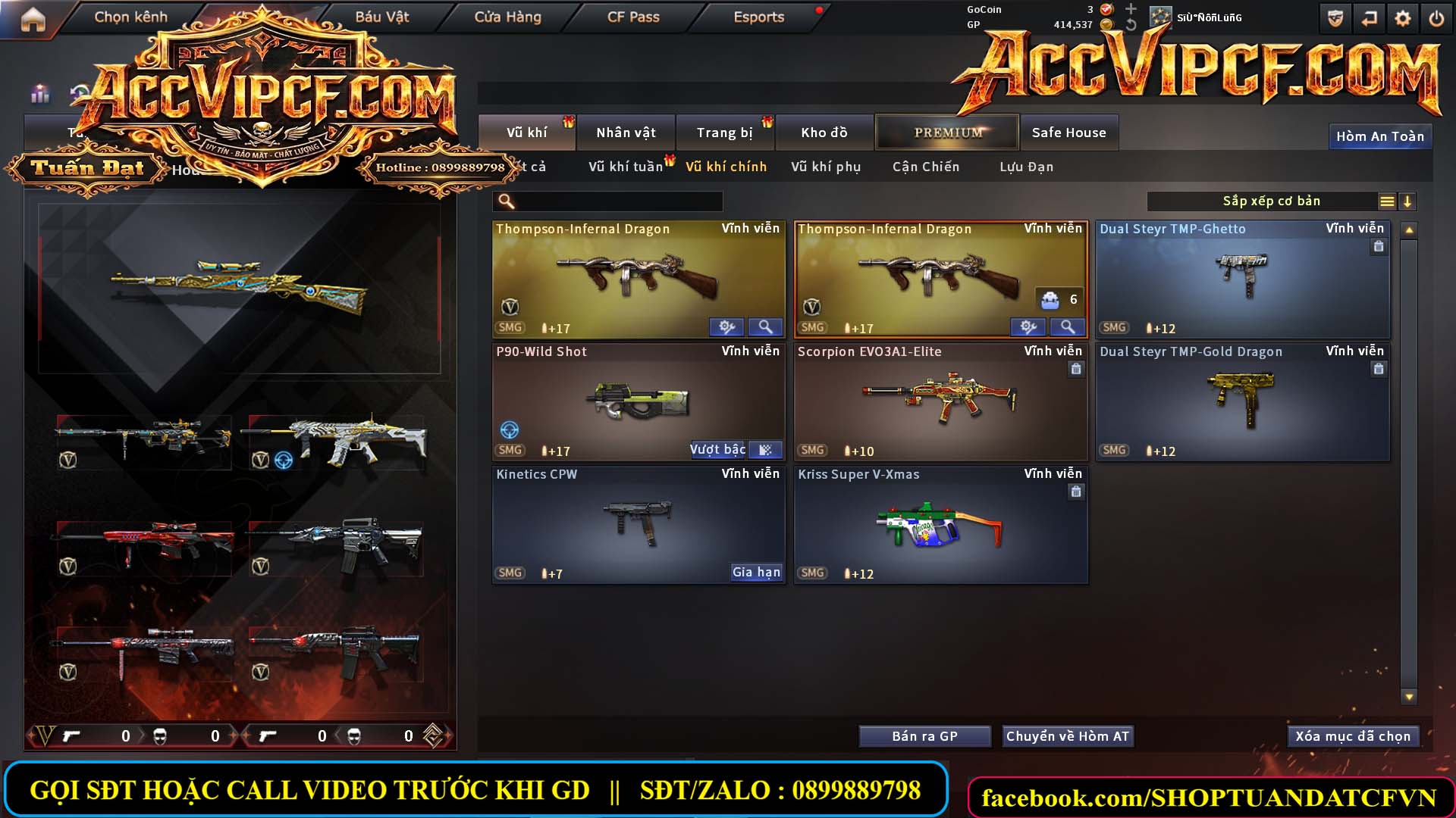 MÃ CF15656 - GIÁ : 2750K - CHIẾN SNIP ĐẸP - C4 XINH - 22 VIP - VIP4