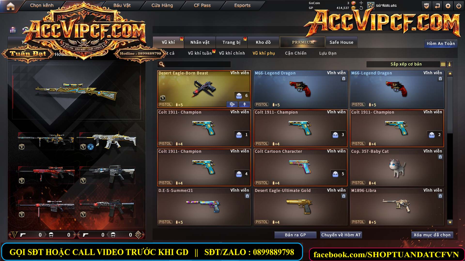 MÃ CF15656 - GIÁ : 2750K - CHIẾN SNIP ĐẸP - C4 XINH - 22 VIP - VIP4