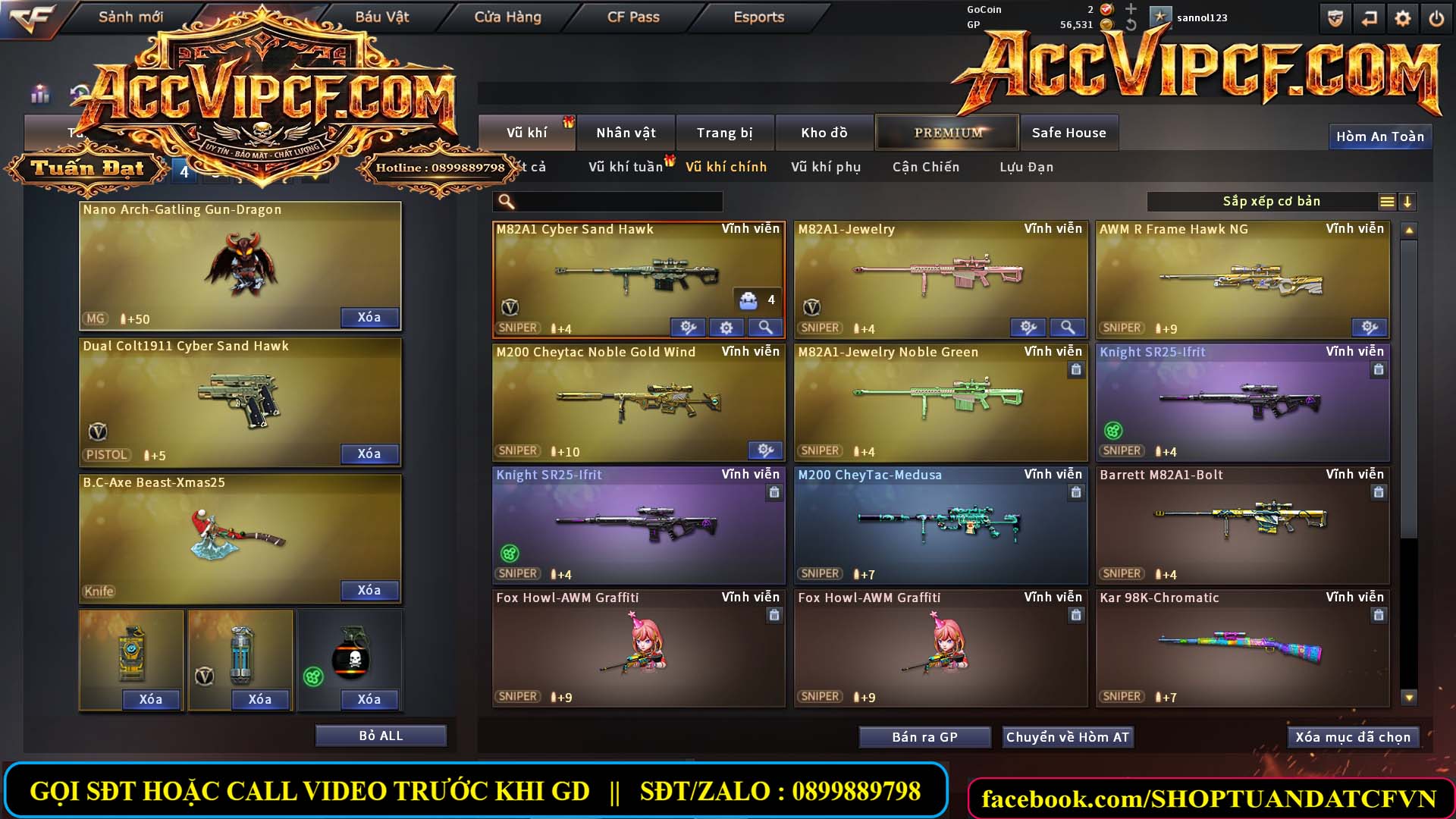 MÃ CF15660 - GIÁ : 1850K - CHIẾN C4 - ZOM NHỎ - 12 VIP - VIP4