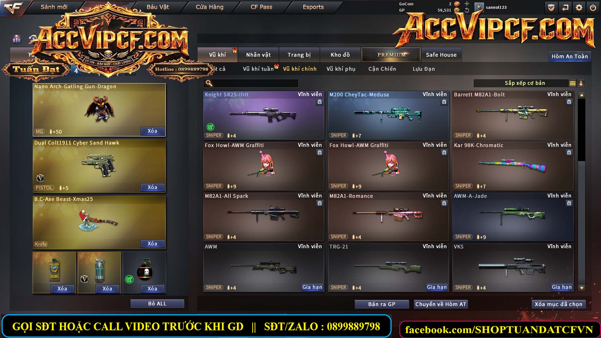MÃ CF15660 - GIÁ : 1850K - CHIẾN C4 - ZOM NHỎ - 12 VIP - VIP4
