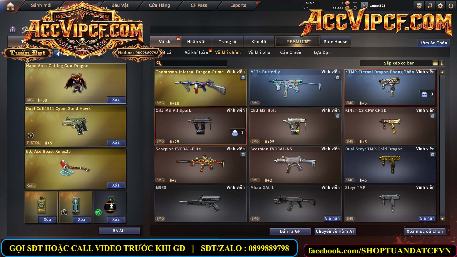 MÃ CF15660 - GIÁ : 1850K - CHIẾN C4 - ZOM NHỎ - 12 VIP - VIP4