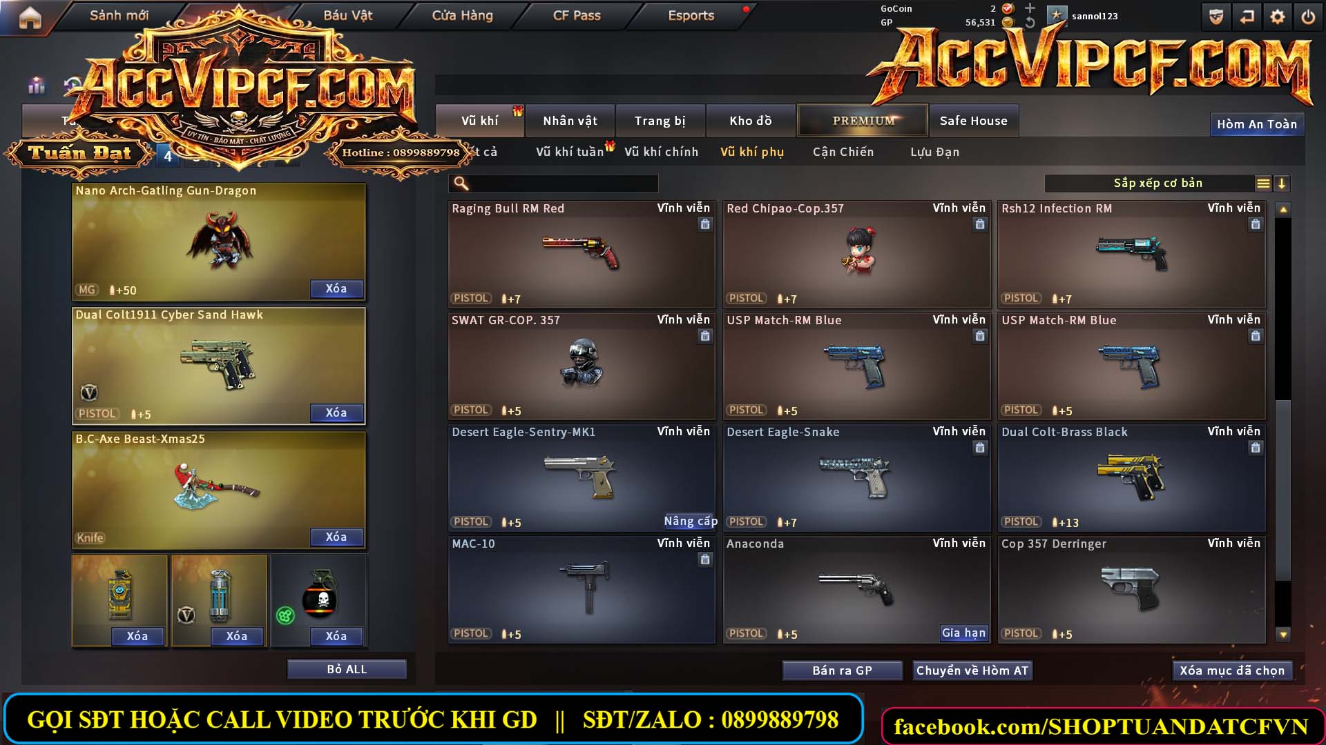 MÃ CF15660 - GIÁ : 1850K - CHIẾN C4 - ZOM NHỎ - 12 VIP - VIP4