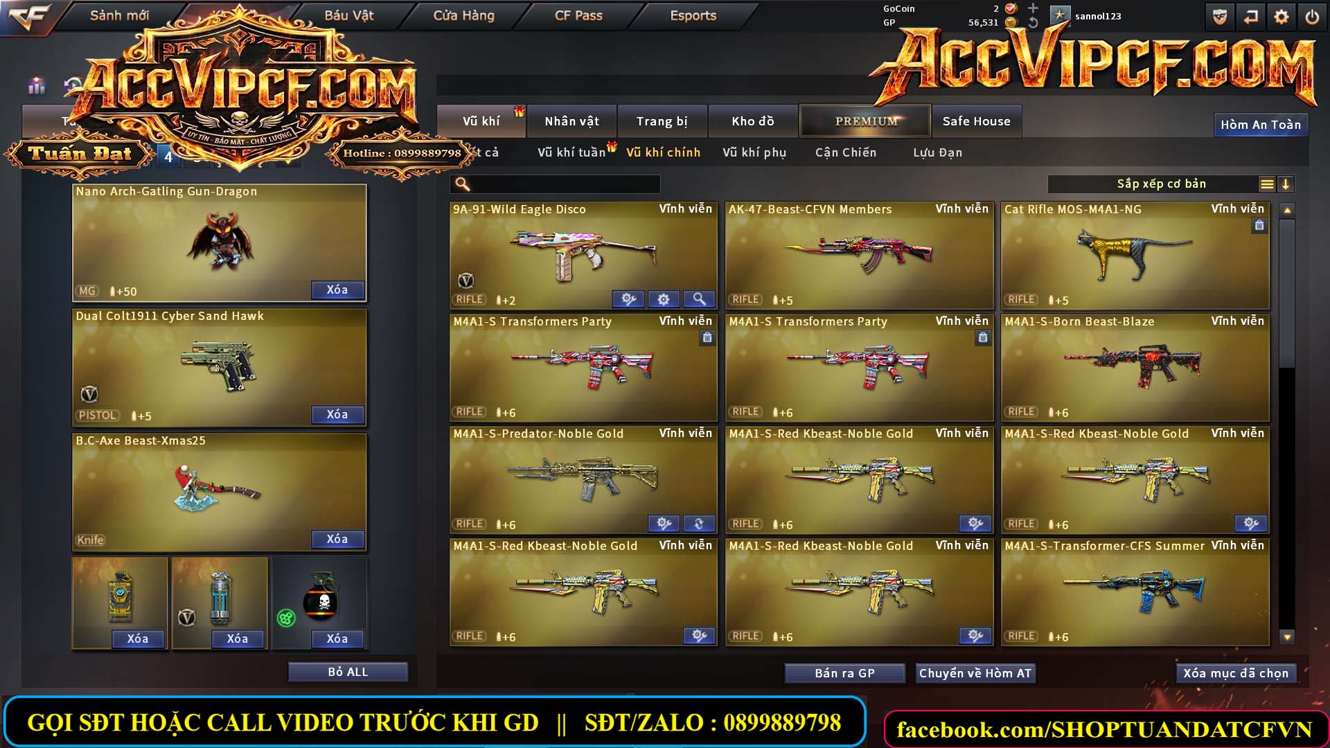 MÃ CF15660 - GIÁ : 1850K - CHIẾN C4 - ZOM NHỎ - 12 VIP - VIP4