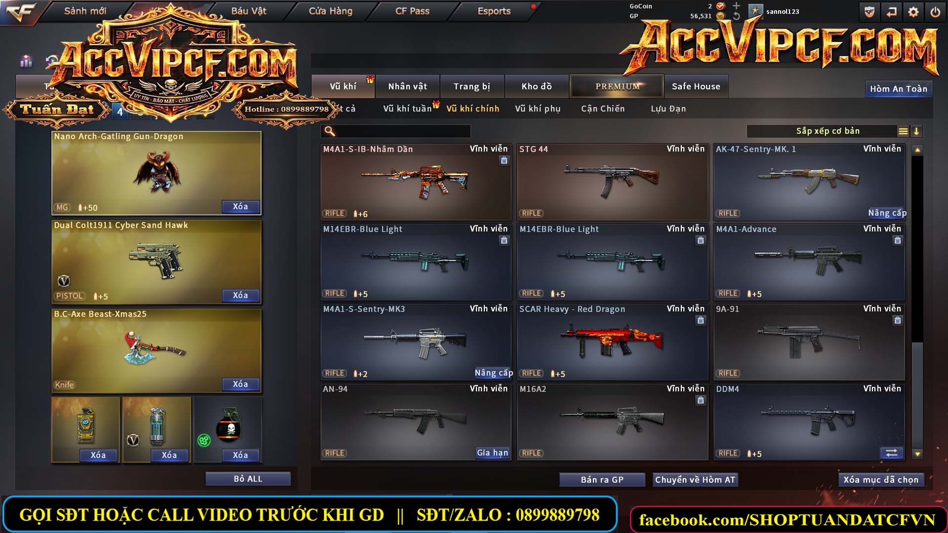 MÃ CF15660 - GIÁ : 1850K - CHIẾN C4 - ZOM NHỎ - 12 VIP - VIP4