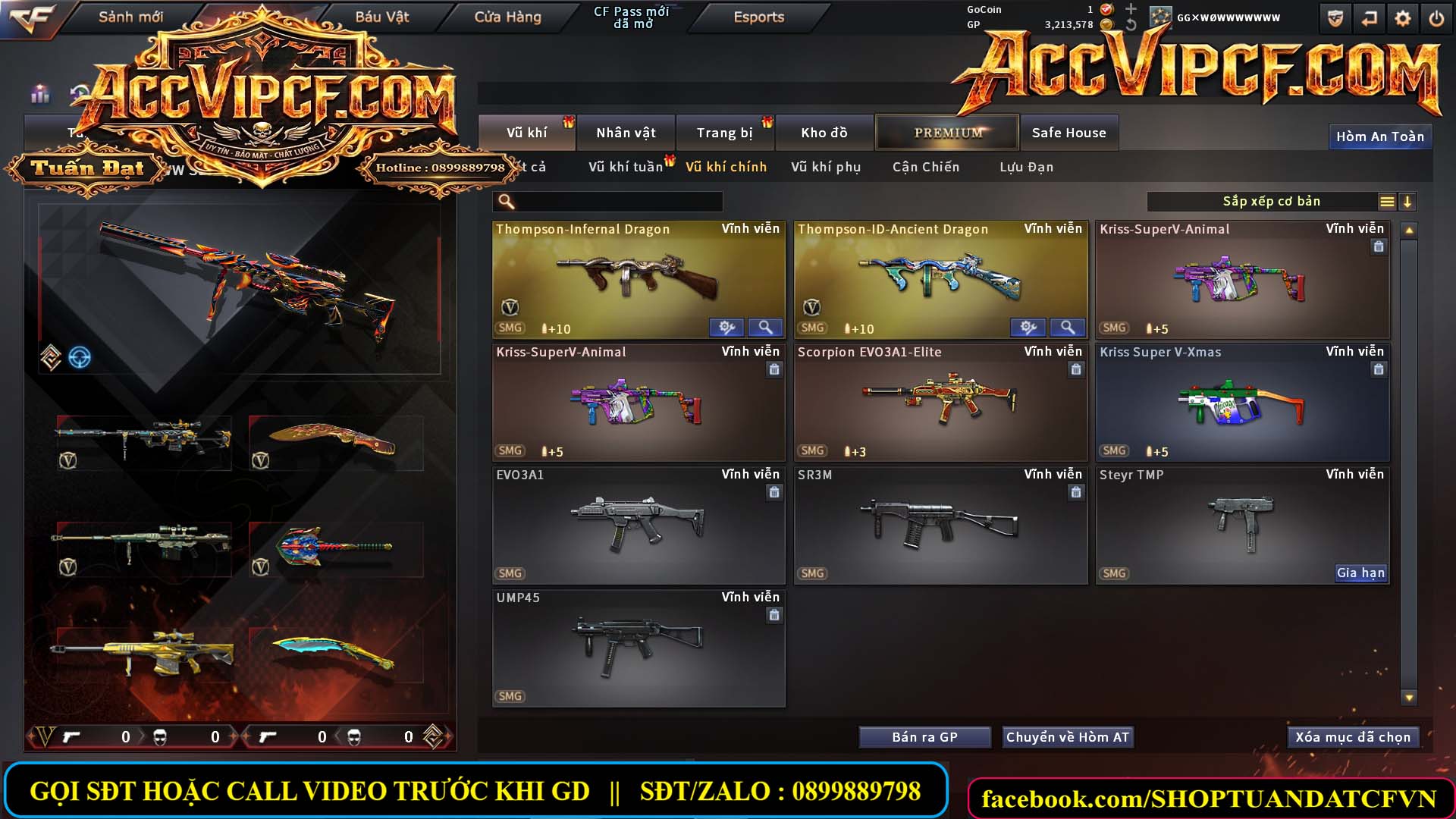 MÃ CF15667 - GIÁ : 1850K - CHIẾN SNIP SIÊU XINH - 11 VIP - VIP2
