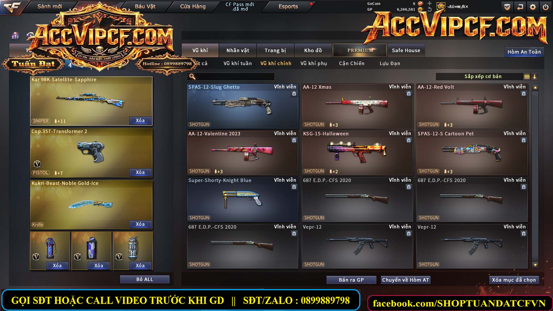 MÃ CF15688 - GIÁ : 6M8 - CHIẾN C4 - SNIP XỊN - 74 VIP - VIP6