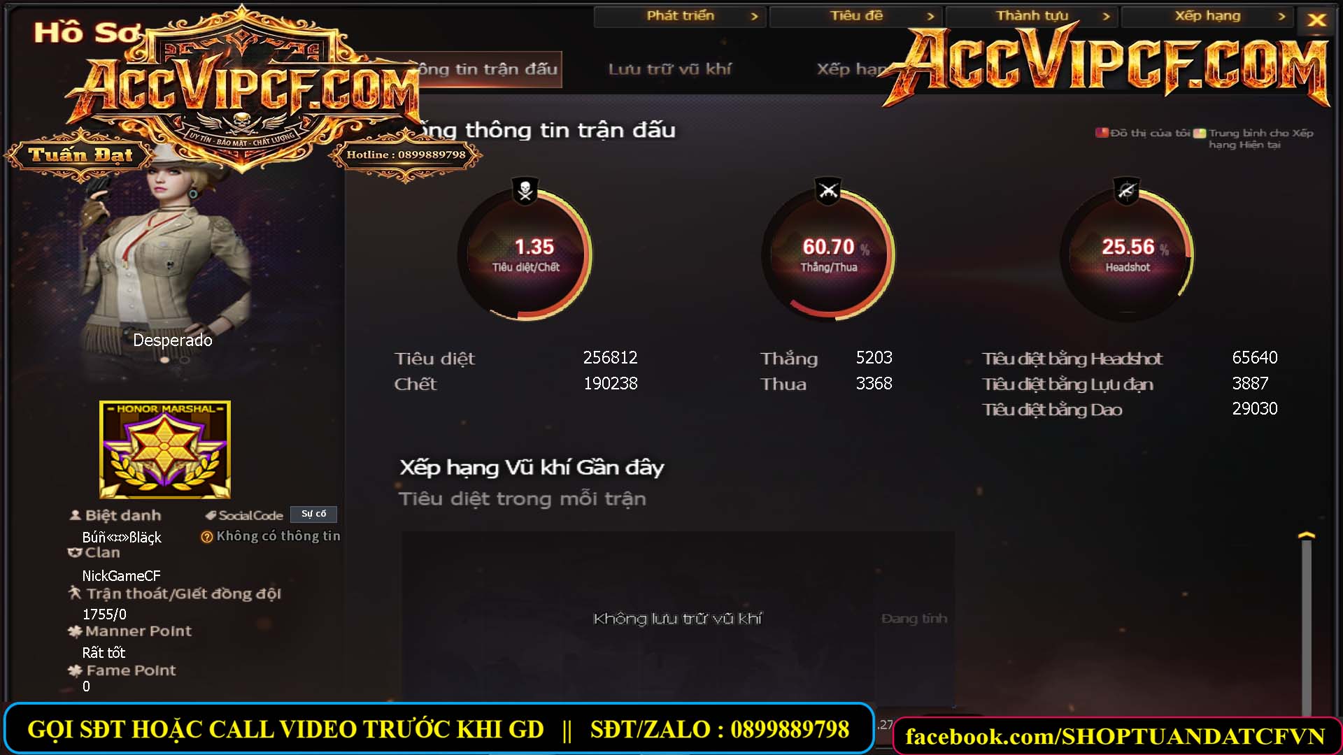 MÃ CF15753 - GIÁ : 4M5 - CHIẾN FULL ZOM THỦ - VIP5 - THỐNG SOÁI LV500