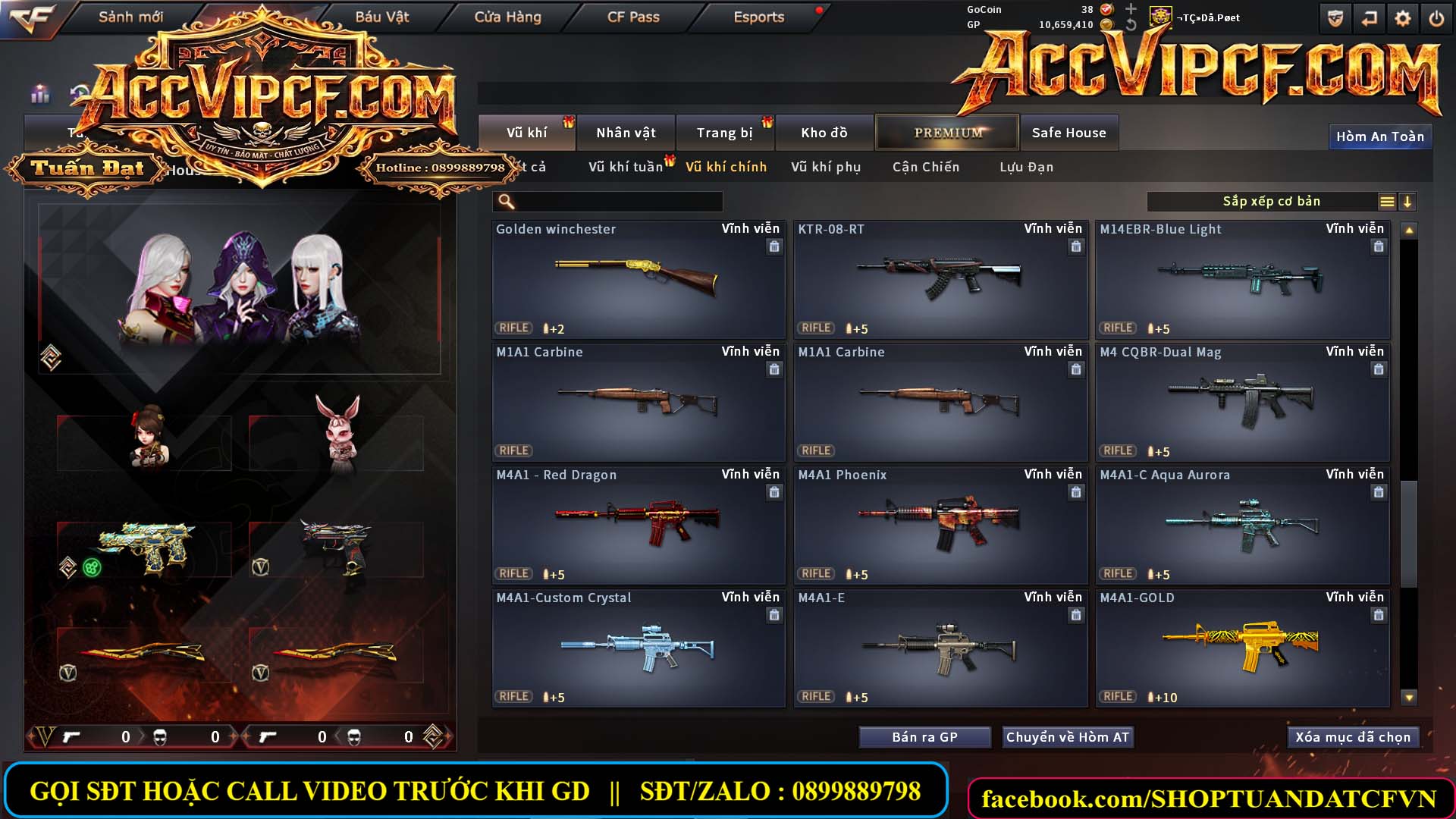 MÃ CF15755 - GIÁ : 9999K - CHIẾN ZOM XỊN - C4 XINH - 45 VIP - VIP7