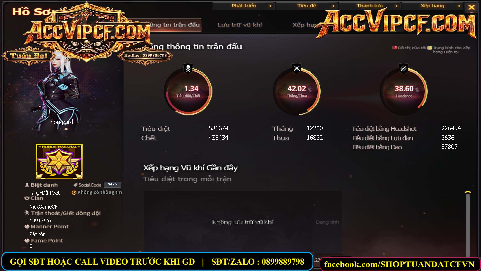 MÃ CF15755 - GIÁ : 9999K - CHIẾN ZOM XỊN - C4 XINH - 45 VIP - VIP7
