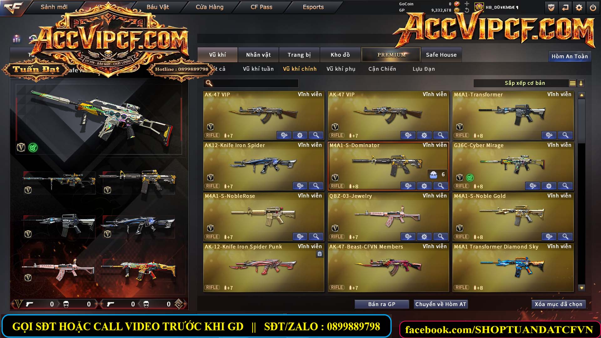 MÃ CF15764 - GIÁ : 4350K - CHIẾN C4 + ZOM THỦ - 33 VIP - VIP5