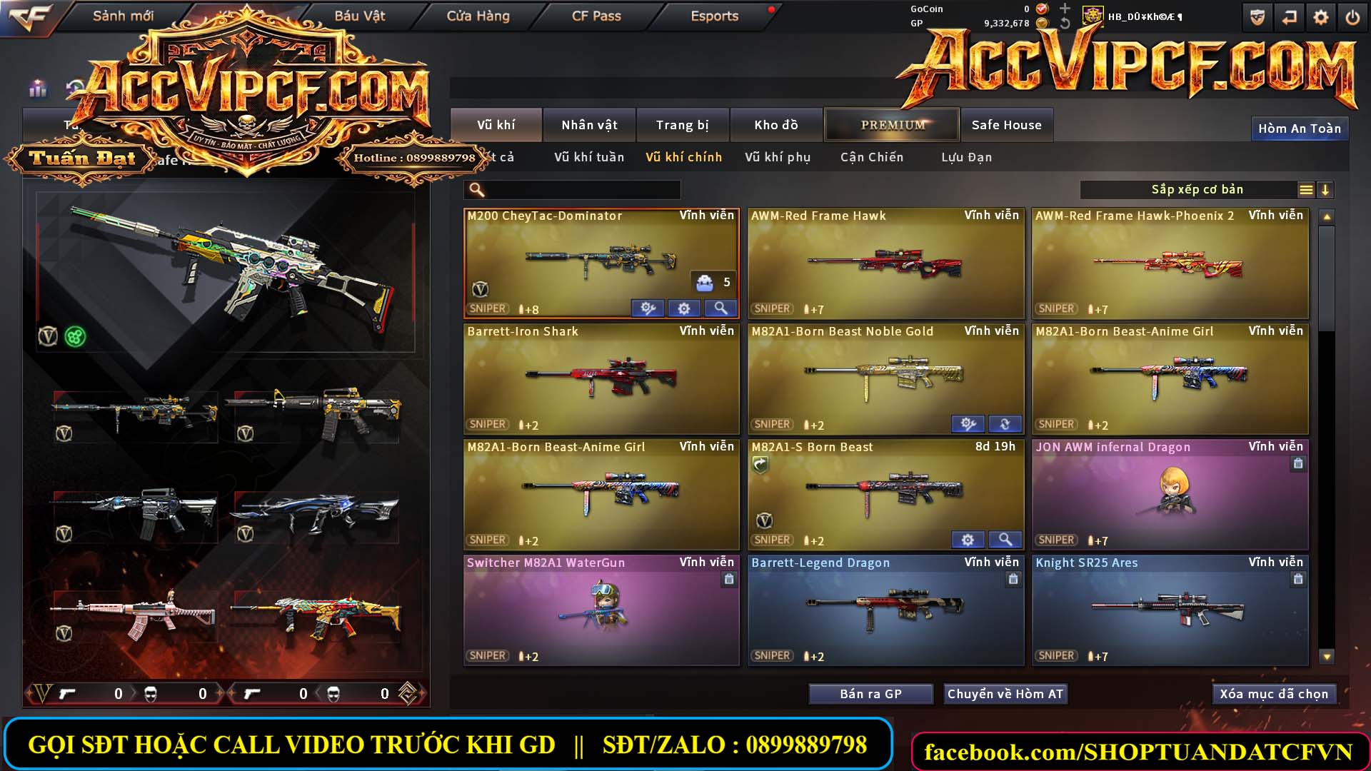MÃ CF15764 - GIÁ : 4350K - CHIẾN C4 + ZOM THỦ - 33 VIP - VIP5