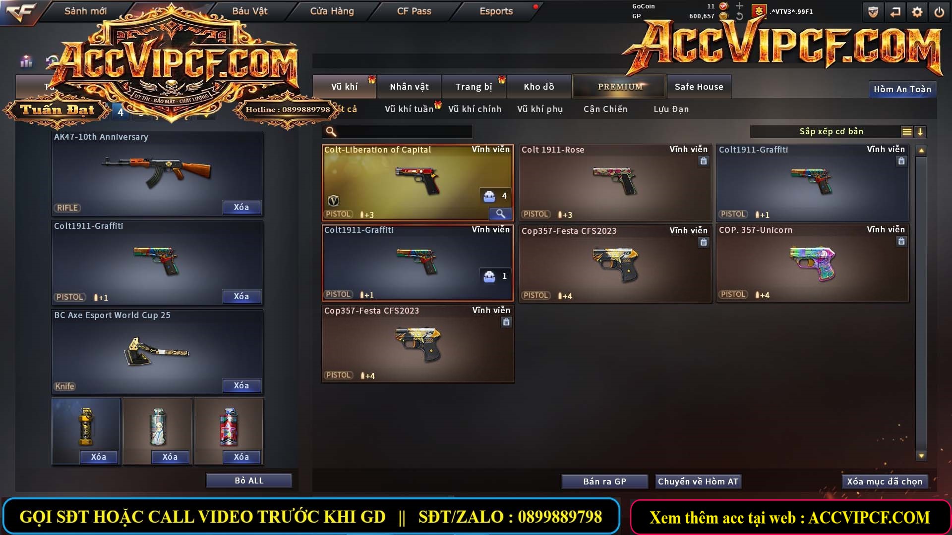 MÃ CF15783 - GIÁ : 1599K - CHUẨN C4 - VEC , CSC