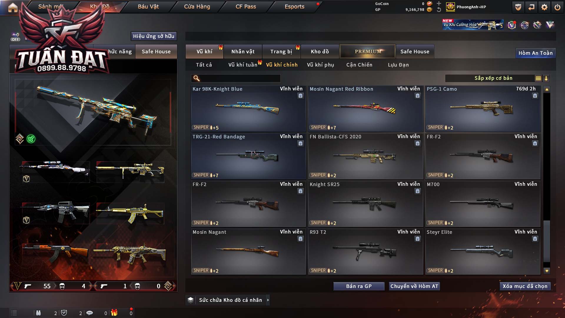 MÃ CF16022 - GIÁ THUÊ : 6M8 - CHIẾN C4 SIÊU XỊN XÒ - 60 VIP - VIP7