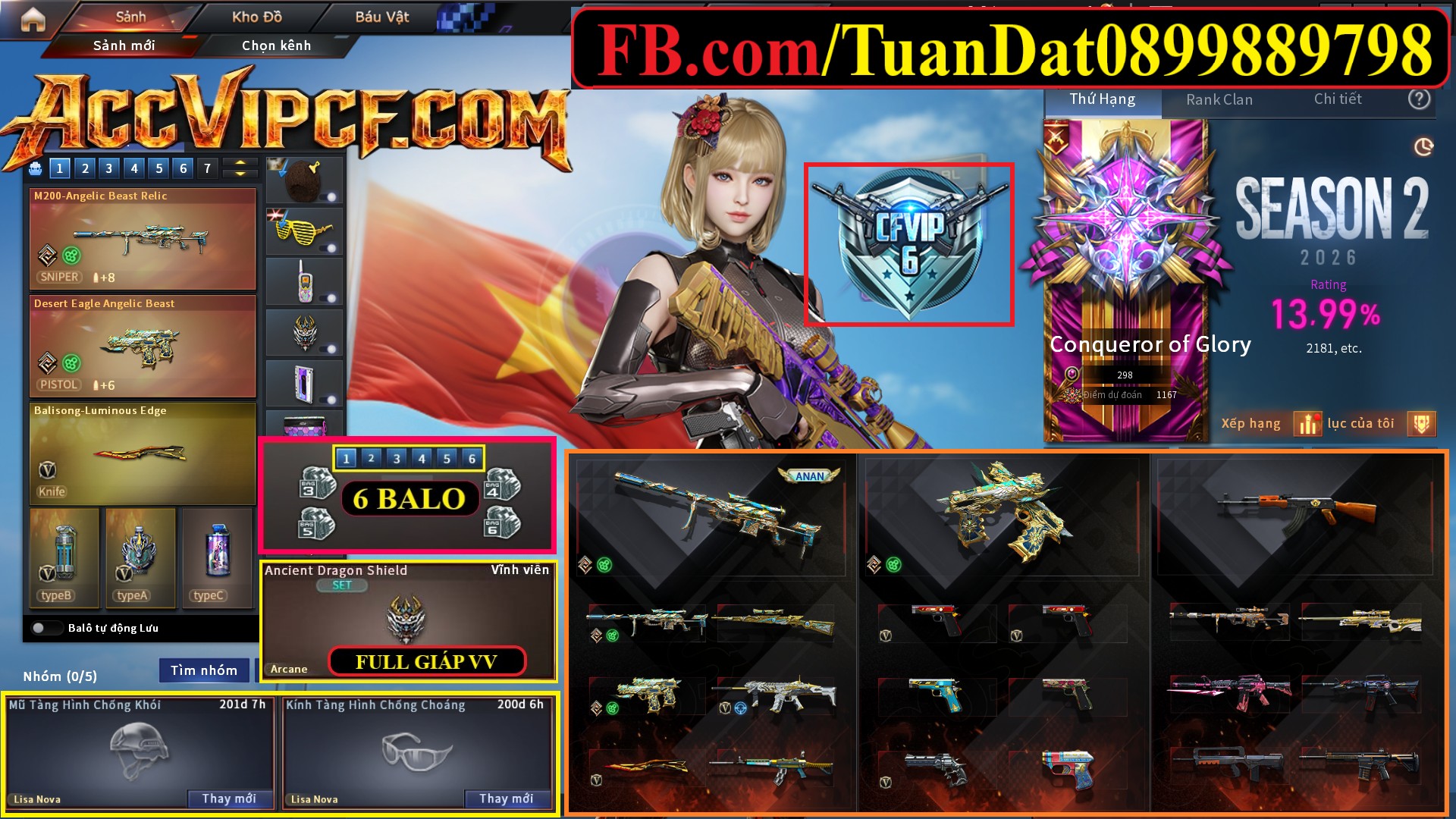 MÃ CF16293 - GIÁ THUÊ : 3M5 - CHIẾN C4 SNIP XỊN XÒ - VIP6